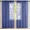 Navy, variant on Home Mart Goods Light Pink Solid Color Rod Pocket Sheer Glam Elegant Curtain Set 84" Long - 2 Panels