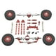 thumbnail image 3 of Pieza de coche RC, repuesto modificado, accesorios de reequipamiento, Metal para MN82 LC79 MN78 1/12, escala RC Hobby Car, coche de Control remoto Rojo, 3 of 7