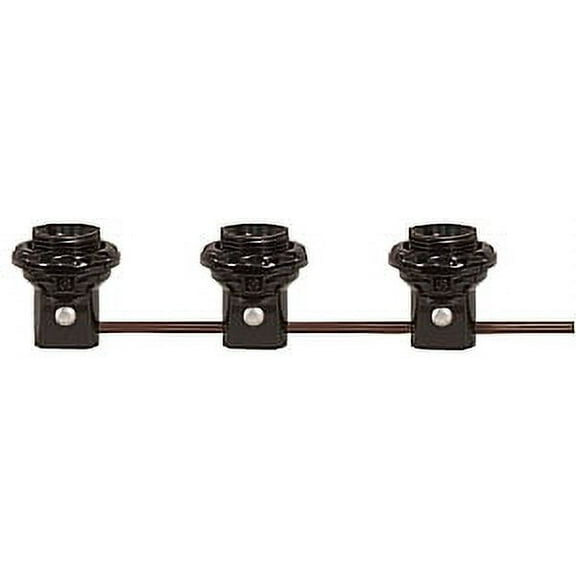Satco 3 Light Phenolic Threaded Candelabra Harness Sets