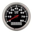 thumbnail image 2 of Digital Red LED Backlight Tachometer 8000RPM Waterproof Marine Hourmeter for Car Boat, 2 of 7