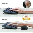 thumbnail image 2 of NEX Ergonomic Mouse Pad with Wrist Support, Memory Foam Keyboard Wrist Rest for Computer, Black (NX-PAD001), 2 of 6