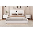 thumbnail image 2 of Luxurious Faux Leather, RGB LED Lights - Queen Size Bed for Stylish Bedroom Ambiance, 2 of 2