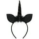 thumbnail image 1 of Adorno para el cabello de unicornio creativo para disfraces, divertido accesorio para el cabello de fiesta infantil (negro), 1 of 7