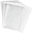 thumbnail image 2 of 100 Bags - 5" x 7" Crystal Clear Protective Closure Bags with Self Adhesive Flap - Clear Resealable Cello / Cellophane Bags Good for Bakery, Candle, Soap, Cookie Poly Bags, in 2.1Mil Thickness, 2 of 2