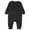 Black, variant on Baby Girl Romper Solid Long Sleeve Spring Summer Jumpsuit for Baby Newborn Breathable Soft Romper with Snap Closure Easy to Wear Newborn Onesies Boy White 6 Months-9 Months