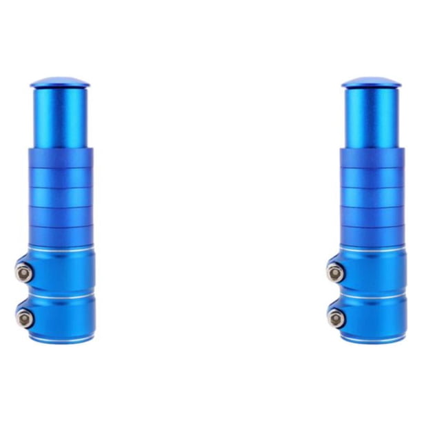Yuarrent Diga adiós a las molestias en el cuello y la espalda con manillares ajustables Asa para aumentar la altura Accesorios para ciclismo azul Versión elevada 2piezas