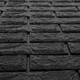 thumbnail image 3 of Craft Faux Brick Wall Panels - Peel and Stick Foam Brick - 3D Wall Panels for Fake Brick Wall - Self Adhesive Brick Wall Panels - 3D Brick Wallpaper (10 Pack, Black), 3 of 5