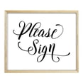 thumbnail image 1 of Please Sign Party Print Wedding Dcor Guestbook Signage (Frame Not Included), 1 of 1