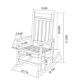 thumbnail image 3 of Contoured Seat, Quick - Install Rocking Chair / All - Weather Patio Experience, 3 of 5
