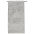thumbnail image 3 of vidaXL Desk with Drawers Concrete Grey 110x50x76 cm Engineered Wood, 3 of 4