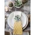 thumbnail image 2 of Yellow Ombre Stripe Cloth Napkins Set of 8 Reusable Dinner Napkins, Modern Abstract Art Gradient Striped Cocktail Napkin Washable Table Napkins for Wedding/Holiday Party/Baby Shower 20"x20", 2 of 7