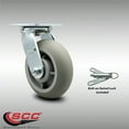 thumbnail image 2 of Cambro Meal Delivery Cart Replacement Caster – Swivel with Bolt on Swivel Lock, 2 of 2