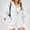White, variant on ITSAME Womens Zipper Sweatshirt Jackets, Long Sleeve with Pockets Loose Fit Casual 2025 Hooded Outwear Army Green L