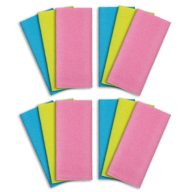 Toallita exfoliante ARCH&M Back Scrubber, paquete de 12