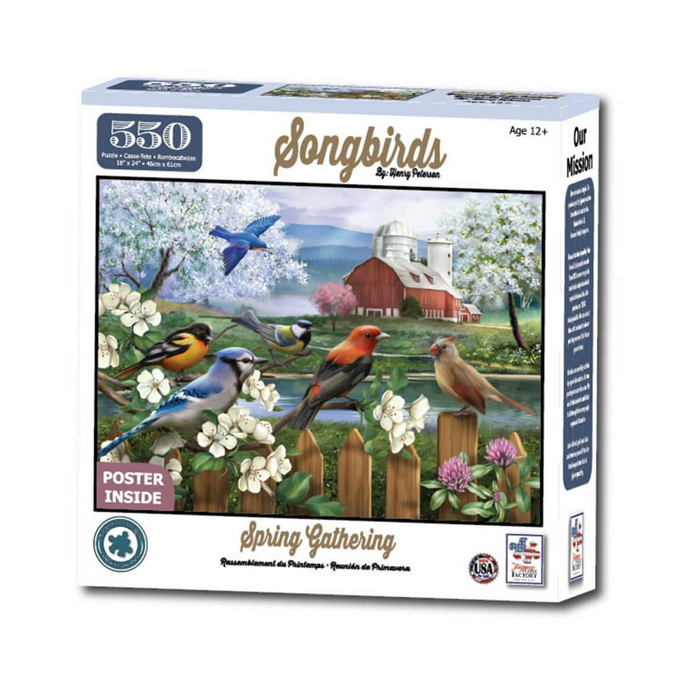 The Jigsaw Puzzle Factory Spring Gathering Jigsaw Puzzle