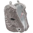 thumbnail image 5 of StyleSack Luxury Hand-Embellished Horse Head Rhinestone Evening Clutch - 3D Crystal Animal Purse with Detachable Chain | Party/Wedding/Gala Accessory, 5 of 6