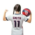 thumbnail image 3 of U.S. Soccer USWNT National Team Gameday 4 Star Champion Soccer Youth Poly Shirt - Smith 11, YXL, 3 of 4