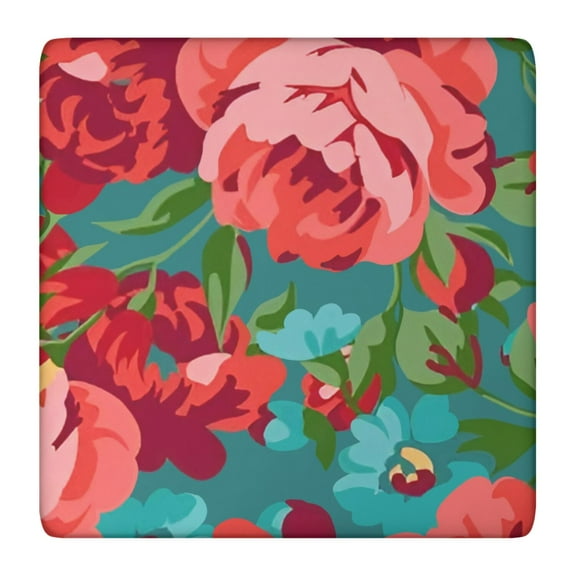 Square Tablecloth with Elastic Edges 36 * 36 Inch Waterproof Pioneer Table Cover Washable Indoor and Outdoor for Party Kitchen Dinner Banquet Patio Picnic