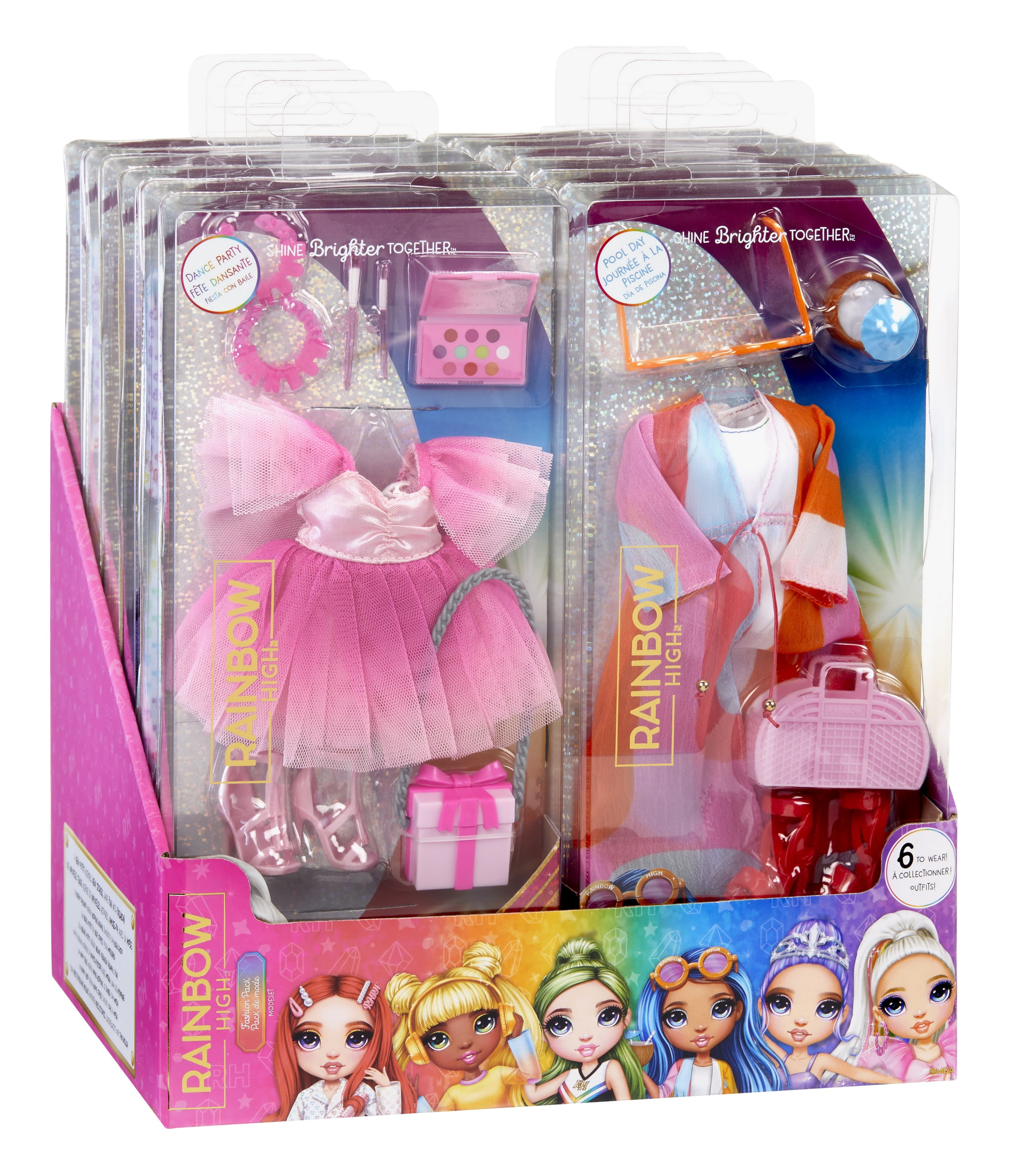 Rainbow High Fashion ack includes 1 Outfit, Play Accessories. Mix & Match, Kids Toy Gift Ages 4+