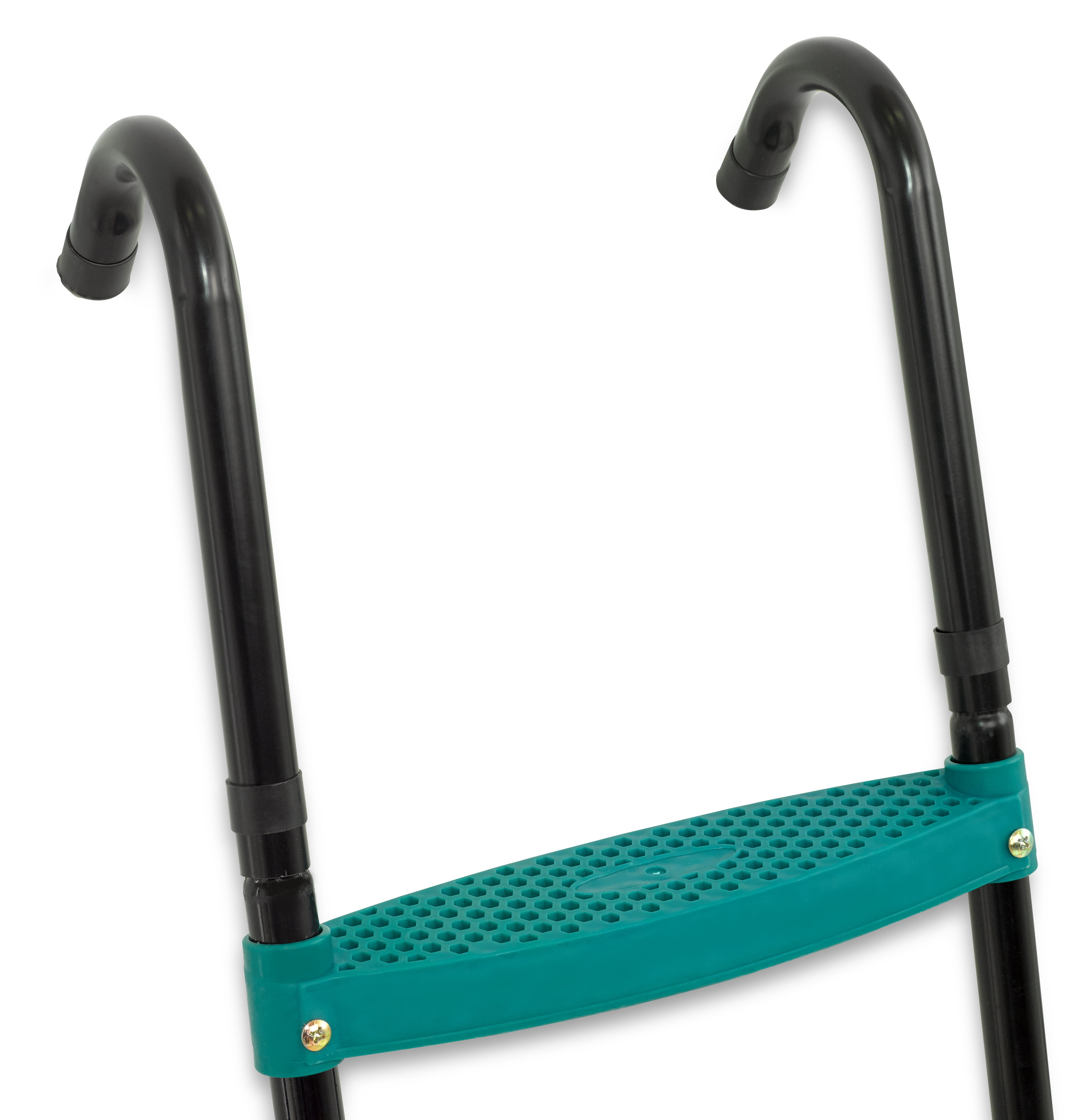 Upper Bounce 42-Inch Trampoline Ladder, 3 Steps, Foldable, Green