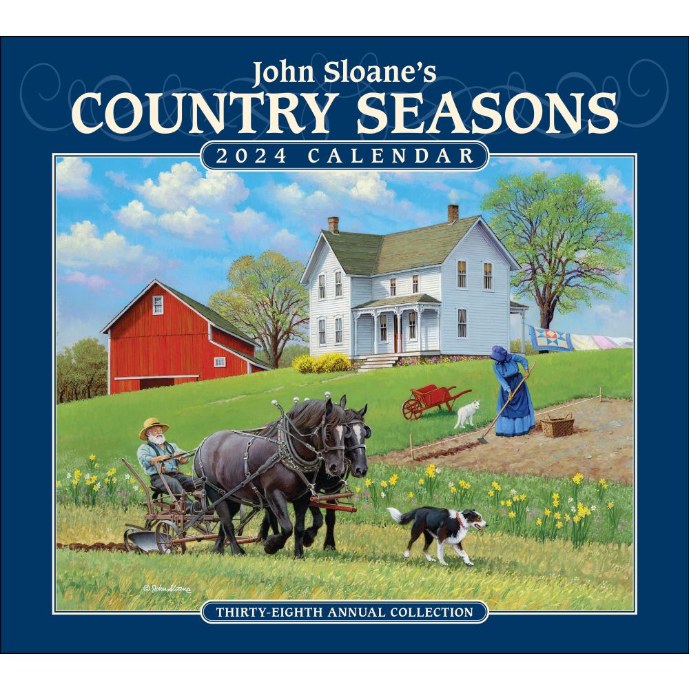 Andrews McMeel Publishing, Country Seasons Sloane 2024 Wall Calendar