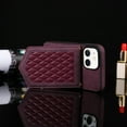 thumbnail image 4 of Dteck Crossbody Wallet Case for iPhone 11 with RFID Blocking Card Holder, Built-in Make-Up Mirror for Women Girl Shockproof Purse Cover with Removable Shoulder Strap 6.1 Inch, Red, 4 of 5