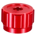 thumbnail image 1 of Poignée de Roue Ronde, Robinet Poignées Collecteur Jauges Bouton Alliage d'Aluminium Rouge, 1 of 12