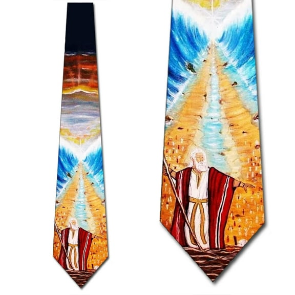 Holiday Ties Mens Jewish Passover Necktie by Three Rooker