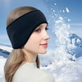 thumbnail image 4 of CxhicLuv Winter Ear Muffs Headband, Polyester-Spandex, Non-Slip, Lightweight – Ideal for Running, Hiking, Skiing, Men & Women Sports Headband for Outdoor Activity Lovers, Cold Weather Users, 4 of 5