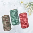 thumbnail image 5 of KEINXS Feet 2mm Christmas Cotton Twine Candy Twine for Gift Wrapping Crafting Party Decoration 3 Rolls, 5 of 5