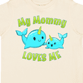 thumbnail image 4 of Inktastic My Mommy loves me- cute narwhal Boys or Girls Toddler T-Shirt, 4 of 5