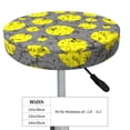 thumbnail image 4 of Fotbe Pirate skulls Pattern Stool Covers Round,Waterproof Round Bar Stool Covers Bar Chair Covers Washable Stool Cushion Slipcover for 12-14 Inch Chair-14 inch, 4 of 7