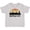 AC-Heather Grey, variant on Buffalo New York Skyline Retro Boys or Girls Baby T-Shirt
