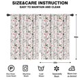 thumbnail image 2 of Blackout Kids Curtains,White Christmas Deer and Gift Pattern Childrens Insulated Curtains Set Of 2,Bedroom Essentials,Toddler Room Decor 42"x63", 2 of 5