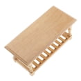 thumbnail image 4 of MERIGLARE 1:12 Scale Miniature Unpainted Wooden Dining Tea Coffee End Table Furniture for, 4 of 8