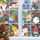 thumbnail image 1 of Pegatinas estáticas navideñas Bewildely 9 unids/set para decoración de ventanas, 1 of 6