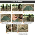 thumbnail image 4 of Outdoor Folding Canvas Windscreen Campfire Windshield for Camping Cooking Picnic, 4 of 7