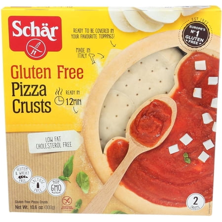 Pizza Crust Certified Gluten Free No GMO's, Wheat or Lactose (2 5.3 oz) 4 Pack