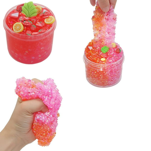 Fruit Mud Mud Soft Toy Set - DIY Fruit Slime Simulation Feel And Stress Relief