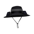 thumbnail image 3 of Sombrero de pescador con ventilador solar ajustable para exteriores, universal, recargable y ligero. Negro, 3 of 9