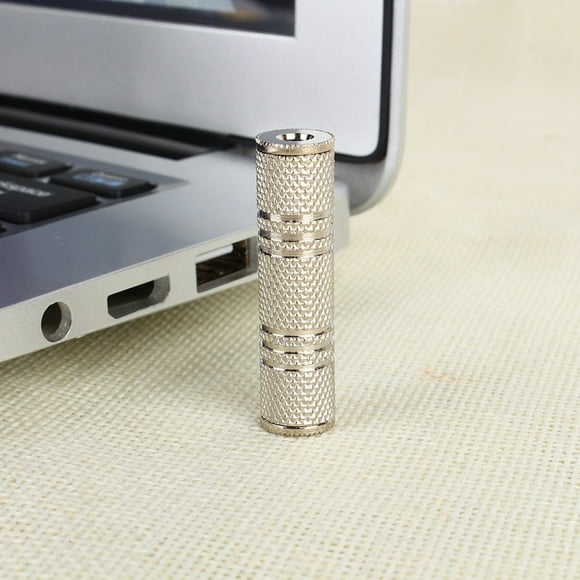 Emoshayoga Coupleur Audio stéréo Jack, connecteurs d'adaptateur de Prise stéréo auxiliaire 3,5 mm Coupleur stéréo Femelle à Femelle Jack Adaptateur stéréo Joiner