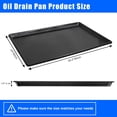 thumbnail image 2 of 3 Pack Extra Large Oil Drip Pan, 35.4 x 24 x 1.6 in Oil Change Drain Pan, Plastic Oil Drip Tray for Under Car, Oil Catch Pan Tray for Garage, Fridges, Washing Machines, Cat Litter Box Bottom, 2 of 7