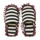 thumbnail image 1 of 1 par de pantuflas de chenilla para limpieza, fundas para zapatos de piso, mopas creativas con forma de pantuflas, mopas multifunción para uso doméstico (talla M), 1 of 7