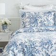 thumbnail image 3 of Juego de Edredón King Laura Ashley Bedford Delft Azul Algodón 3 Piezas, 3 of 4