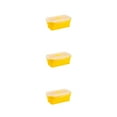 thumbnail image 3 of relayinert Stylish For Professionals On Go Compact Making Lightweight Sealed Preservation Box Microwave Lunch Box Office Lunch Box yellow 800ml 3Set, 3 of 6