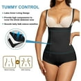 thumbnail image 4 of Lilvigor Women's Shapewear Bodysuit Latex Waist Trainer Full Body Shaper Zipper Tummy Control Corset Stomach Body Girdles, 4 of 7