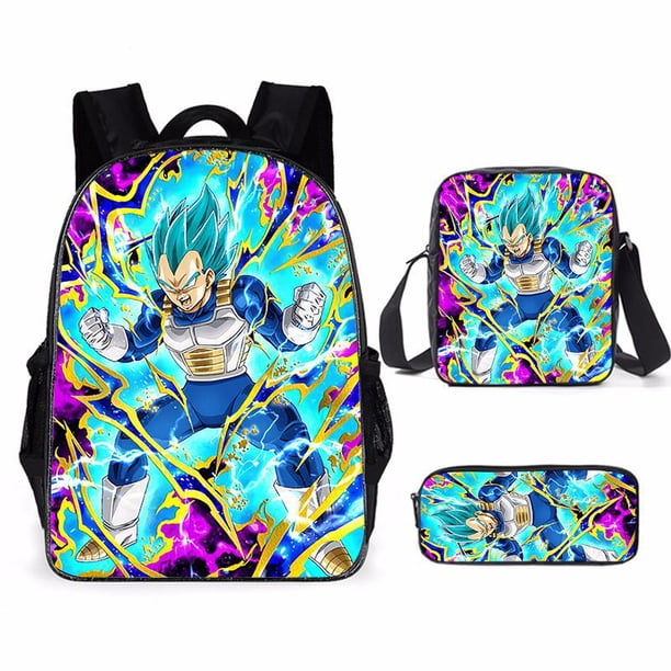 Dragon Ball Mochila Estuche Para Lápices Conjunto De Tres Piezas