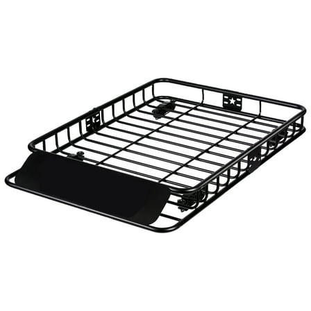 KFFKFF Cargo Carrier for Roof, 46" x 36" x 4.5", Durable 200 LBS Load Capacity, Universal Fit Rooftop Basket, Suitcase Support for SUV, Truck, Car