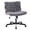Grey, variant on Eastvita Criss Cross Chair with Wheels Wide Seat Home Office Desk Chair Armless Makeup Vanity Chair Modern Cross Legged Swivel Comfy Chair for Home Office - Gray