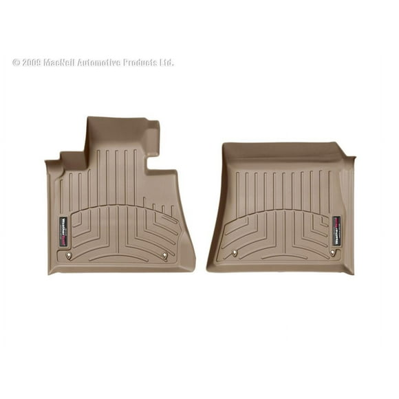 Weathertech Floor Liner 4514751 FloorLiner; Molded Fit; Tan; Thermoplastic Polyolefin TPO; 2 Piece